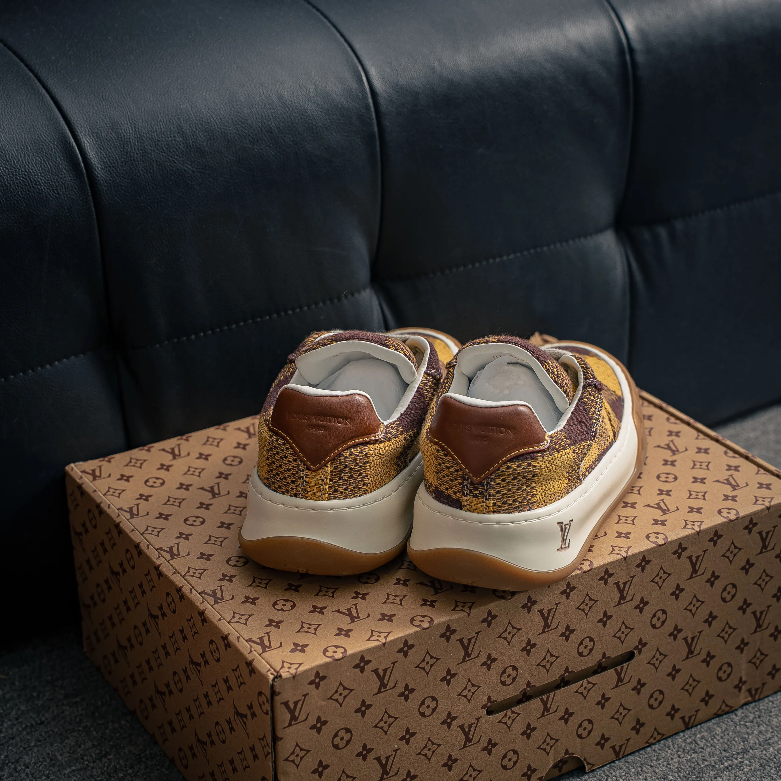 【YS 】 Premium -- LOUIS VUITTON Tilted Series｜2026 LV Tilted Low Sneakers Series Low-Top Retro